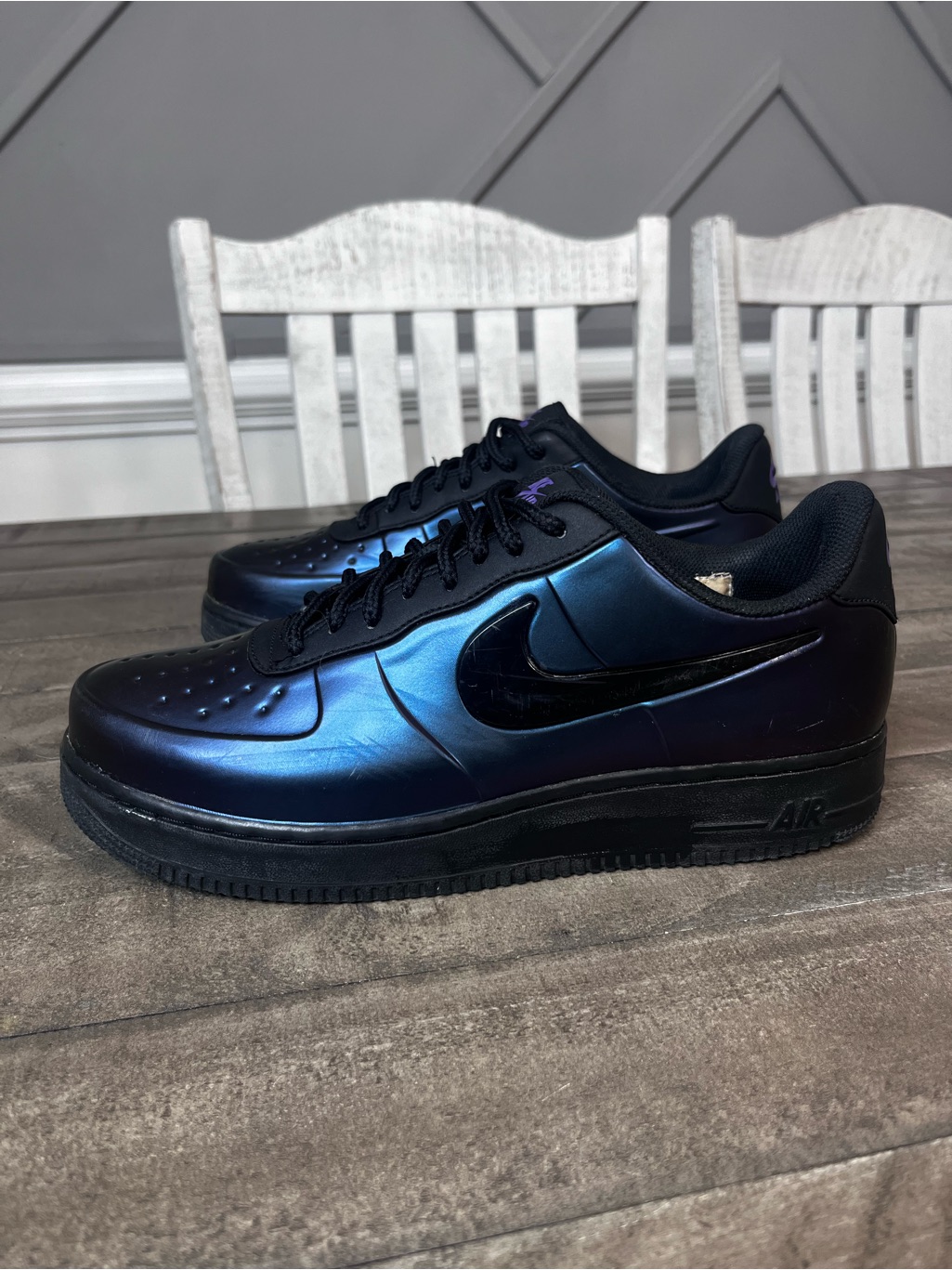 Nike Air Force 1 Foamposite Pro Court Purple Mens Sz 10